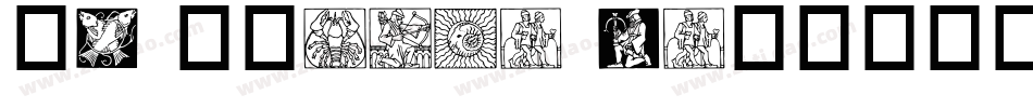 SL Zodiac Icons字体转换